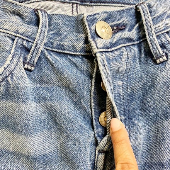 3 x 1 Jeans Fringe Straight Crop Stella Sz 27 - Picture 10 of 12